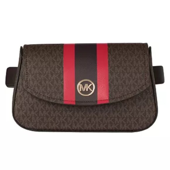 Michael Kors - Logo Belt Bag with Stripe (NWT) - Picture 1 of 3